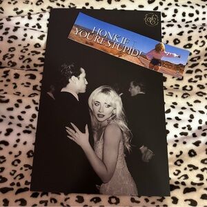 sabrina carpenter poster and bumper sticker